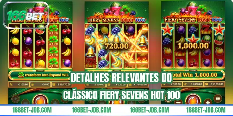 Detalhes relevantes do clássico Fiery Sevens Hot 100