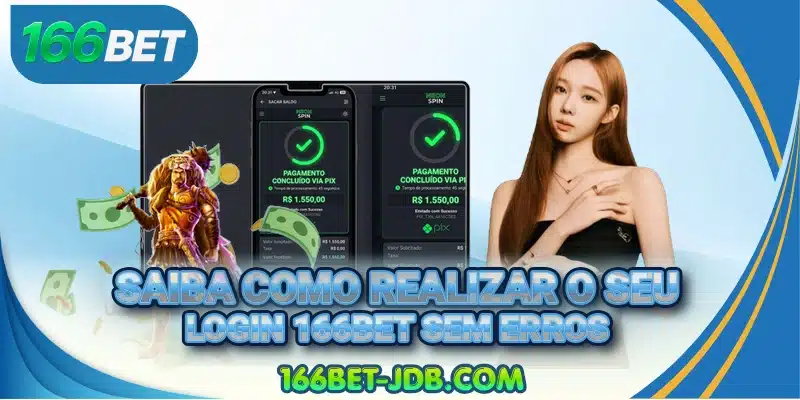 Saiba como realizar o seu login 166BET sem erros